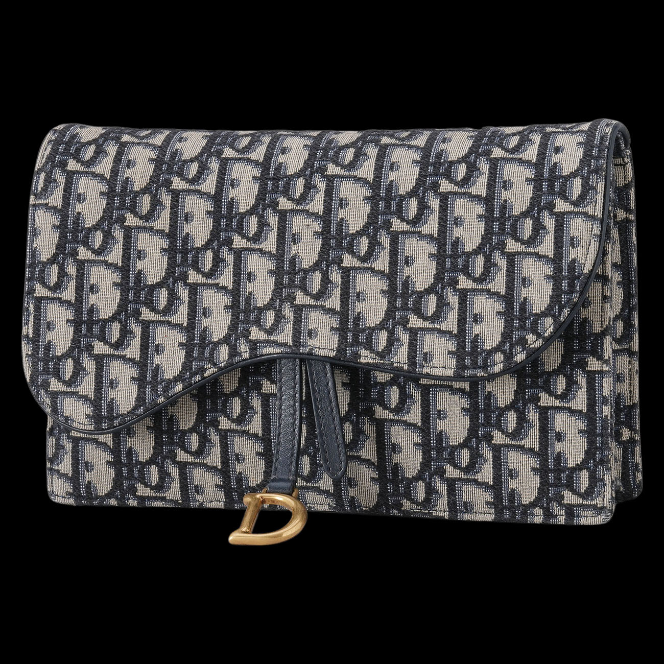 CHRISTIAN DIOR(USED)디올 오블리크 새들 WOC